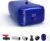 30 Gallon Water Bladder, 1000D PVC Foldable Portable Water Tank, Blue Large Capacity Water Bag Container for Garden, Drought Resistance, Fire Prevention, Emergency Supply