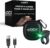 + Case, High Tech Wearable LED Flashlight, Faster and Easier Than a Headlamp, Rechargeable, 3 Light Modes, Waterproof, One Size Fits Most, Black