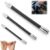 Electric Wrench Sleeve Universal Extension Rod, 2026 New Flexible Extension Bar, 3/8″, 1/4″, 1/2″ High Torque Spring Steel Extension, 360 Degree Bendable Extension Rod for Tight Spaces (Black)