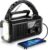 Leaton Emergency NOAA Weather Radio, 10000mAh/37000mWh, Solar Hand Crank Radio with AM/FM, Flashlight Reading Light, Rechargeable Battery, for Camping Safety & Survival Equipment Outdoor Emergencies