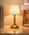 Cordless Table Lamp, 8000mAh Small Table Lamp with Remote Control, Rechargeable Battery Powered Light with Fabric Shade, 3CCT&12RGB Dimmable for Bedside, Living Room, Dining Room, Bar