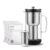 Aarke Purifier Regular Glass Pitcher Bundle w/Steel Filter, BPA-Free, 3 Enriched + 1 Pure Granules, 2.4L Pitcher with 1.18L Filtration Capacity