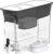 Waterdrop WFD-40L Water Filter Dispenser, 35-Cup Slim Water Filter Pitcher, Large Capacity, 200-Gallon Long-Life, Reduces Chlorine, PFOA/PFOS and More, BPA Free, Black