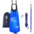 Membrane Solutions Gravity Water Filter Pro 6L, NSF/ANSI 42&372&401 Certified, 0.1 μm Versatile Water Purifier Camping with Adjustable Tree Strap Storage Bag, Survival Gear for Emergency Preparedness
