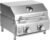 Bestfire Tabletop Gas Grill 2 Burners, 20,000 BTUs Stainless Steel Portable Propane Grill with Legs for Outdoor Patio Backyard Camping, Tailgating, and RV Trips