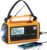 Eoxsmile NOAA Emergency Weather Radio – 5000mAh Solar/Hand Crank/Battery AM/FM/SW with USB Charger, LED Flashlight & SOS Alert, Clock, Portable Survival Radio for Power Outage, Hurricanes, Camping