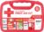 BAND-AID Brand All-Purpose Portable Compact First Aid Kit for Minor Cuts, Scrapes, Burns & Aches, Wound Care Essentials for Home, Car, Dorm, Travel, Cruise, Camping & Outdoor Emergency Kit, 160 Piece