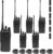 6 x Motorola CP100D Analog UHF Portable Non-Display Two Way Radio, 16 Channel, 4 Watt (403-480MHz) – 6 Pack Bundle