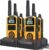 Walkie Talkies for Adults Long Range – Waterproof 4 Pack Rechargeable Heavy Duty FRS Two Way Radio with NOAA Weather Alert, 2500mAh, 22 Channels 121 CTCSS, Dual PTT & Dual Charging (Type-C/Dock)