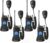 SAMCOM Two Way Radio with Shoulder Speaker Mic,5W High Power 2 Way Radios Long Range Walkie Talkie earpiece with mic for Adults Construction Site School Security(4 Pack)