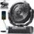 FRIZCOL 3-in-1 Camping Fan – Portable Fans Rechargeable – 24000mAh Battery Powered Fan with Light & Remote for Indoor, Outdoor, Tent, Travel, Fishing, Jobsite, Gifts for Men Dad Him – Black