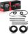 Front Door Window Molding Rubber Felt Channel Trim Seal Weather Strip Kit Fit Chevy C10 C20 C30 K10 K20 K30 K5 Blazer Suburban V1500 R1500 GMC C1500 C2500 C3500 K1500 K2500 K3500 Jimmy Truck