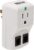 Tripp Lite 1 Outlet Portable Surge Protector, Wall Mount Direct Plug-in, Tel/Modem, & $10K INSURANCE (TRAVELCUBE)