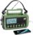 Raynic Emergency Radio, 12000mAh/44400mWh Battery Operated Weather Radio, Solar Hand Crank Radio with AM/FM/SW/NOAA Alert, Cell Phone Charger, Type-C Charging, Flashlight and SOS Siren