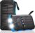 Durecopow Solar Charger Power Bank 20,000mAh, Portable Charger, 4 Cables 3 Ports Fast Charging External Battery Pack with USB C for Cell Phones, Solar Panel Charger with Dual Flashlight for Camping