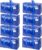 TICONN 8 Pack Extra Large Moving Bags Heavy Duty with Zippers & Carrying Handles, Durable Storage Bags Moving Boxes for Closet Organizers and Storage (8 Pack, Blue)