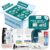 TrekTote Bulk Men’s Travel Hygiene Kits Case Pack of 12 Piece Kits TSA Approved Travel Size Toiletry Kits with Toothbrush Toothpaste Deodorant Razor for Outreach Emergency Use