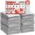 SecuCaptain Survival Emergency Thermal Blankets: 100 Pack Extra Large 84” x63” Space Mylar Blanket Kit for Outdoor Cold Winter Camping Hiking Car Bug Out Bag or First Aid
