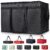 Insulated Food Delivery Bag, XXXL Insulated Reusable Grocery Cooler/Hot Bags, Tote Bag for Shopping/Travel/Doordash, Catering Bag Doordash 22x14x13, Black, 1-Pack