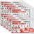 SecuCaptain Survival Emergency Thermal Blankets: 4/10/25/30/50/75/100 PCS Extra Large 84” x63” Space Mylar Blanket Kit for Outdoor Cold Winter Camping Hiking Car Bug Out Bag or First Aid