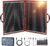 DOKIO 100W Portable Foldable Solar Panel Kit (19x26in, 5.3lb), with Separate Controller and Dual USB, Monocrystalline Charger for 12V Batteries & Power Stations, RV Camping Trailer Emergency Backup