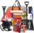 Car Emergency Kit with Portable Air Compressor, Winter Car Safety Roadside Assist Kit, Emergency Car Kit for Cars, Trucks