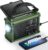 Raynic 12000mAh Emergency Weather Radio, AM/FM/NOAA Solar Hand Crank Radio with 2X Panel, USB & USB-C Charging, LED Flashlight, Reading Light & SOS for Power Outages, Hurricane, Storms, Camping