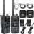 SAMCOM FPCN50A DMR Digital Two Way Radio 5W Long Range Walkie Talkie with GPS Tracking, Customizable Channels, IP67 Waterproof, Lone Worker,Emergency Button for Construction Security Industrial