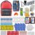 Ready America 72 Hour Deluxe Emergency Kit, 4-Person 3-Day Backpack, First Aid Kit, Survival Blanket, Power Station, Emergency Food, Portable Disaster Preparedness Go-Bag for Earthquake, Fire, Flood