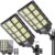 loyoele 9000W Solar Street Lights Outdoor 240000 Lumens Solar Flood Light with Remote Control & Motion Sensor, Waterproof IP66 Dusk to Dawn Solar Power Lights for Garden,Yard, Path, Parking Lot 2-Pack